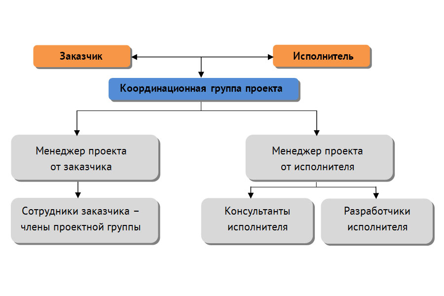 Структура проекта внедрения комплексной системы